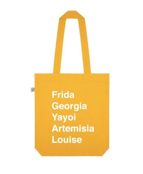 WHOLESALE | Frida Organic Cotton Tote Bag - Gold