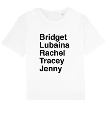Together We Rise ♡ - T-Shirt Blanc Lettres Noires 1