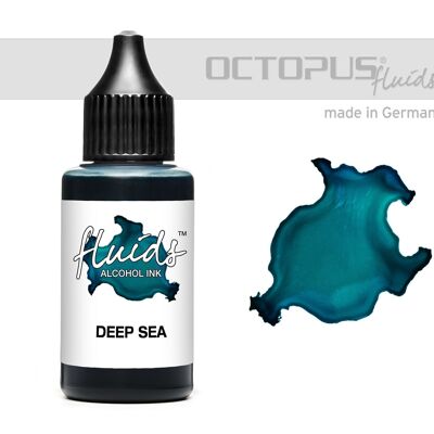 Fluids Alcohol Ink DEEP SEA, encre à alcool pour l'art fluide