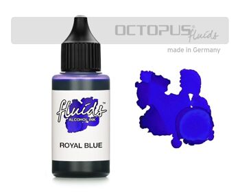 Fluids Alcohol Ink ROYAL BLUE, encre à alcool pour art fluide 1