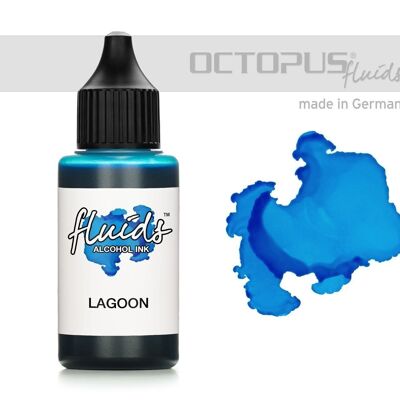 Fluidi Alcool Ink LAGOON, inchiostro ad alcool per fluidi art