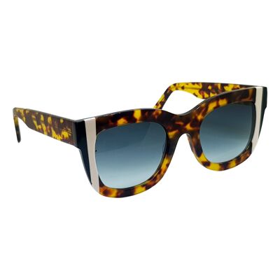 Gustavo Eyewear - G57- ANIMAL PRINT/ WHITE / GREEN