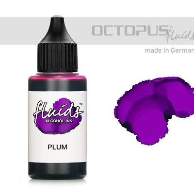 Fluids Alcohol Ink PLUM, alcohol ink for fluid art