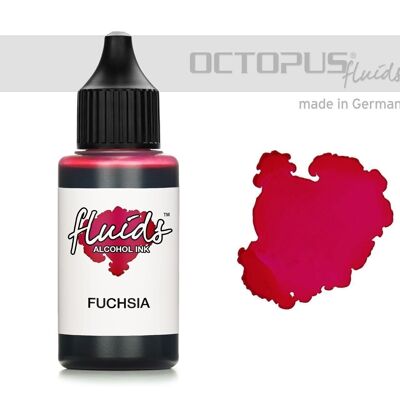 Fluids Alcohol Ink FUCHSIA, alcohol ink for Fluid Art