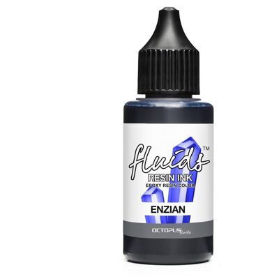 Fluids Resin Ink ENZIAN, Alcohol Ink für Epoxid- & UV-Resin