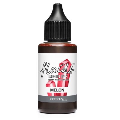 Fluids Resin Ink MELON, Alcohol Ink für Epoxid- & UV-Resin