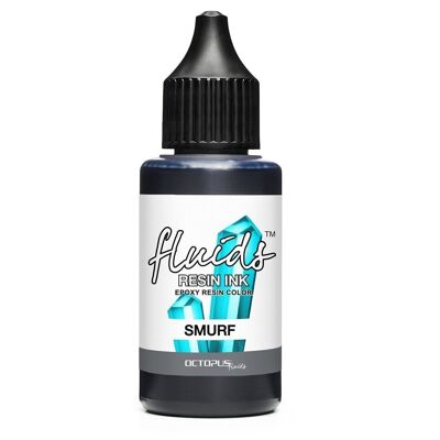 Fluids Resin Ink SMURF, Alcohol Ink for epoxy & UV resin