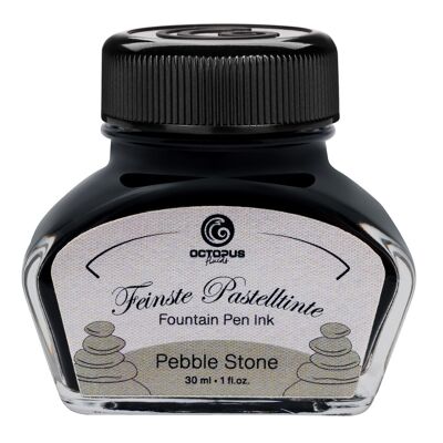 Fountain pen ink pastel gray "Pebble Stone" 30 ml