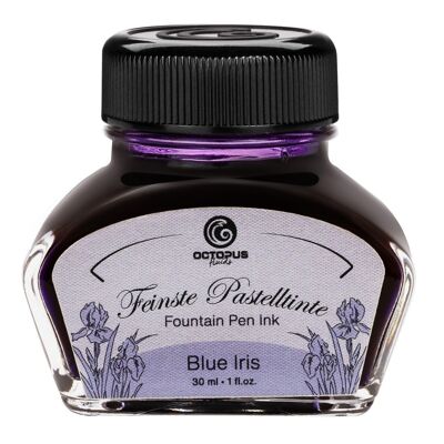 Stylo plume encre pastel violet "Iris Bleu" 30 ml