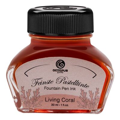 Fountain pen ink pastel orange "Living Coral" 30 ml