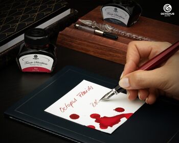 Encre d'écriture rouge 30 ml avec convertisseur 3