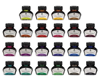 Encre d'écriture sépia noir 30 ml avec convertisseur 5