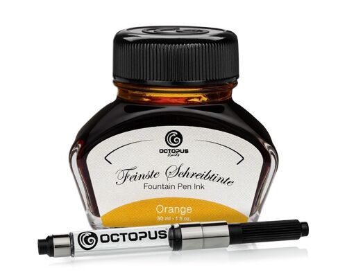 Schreibtinte Orange 30 ml mit Konverter