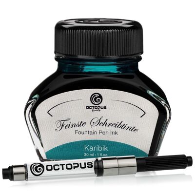 Tinta de escribir Caribe 30 ml con convertidor