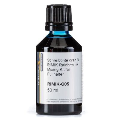 Tinta de escritura cian para RIMIK Rainbow Ink Mixing Kit para