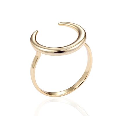 Silver ring - 14 - gold plated silver 26