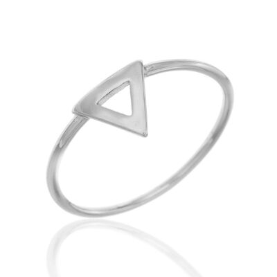 Silver ring - 16 - gold plated silver 13