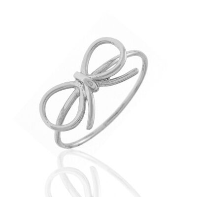 Silver ring - 16 - gold plated silver 35