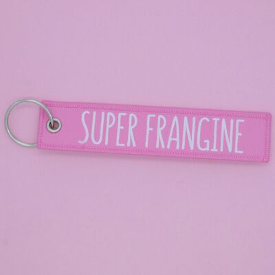 Super Frangine woven lanyard key ring - family gift - birthday