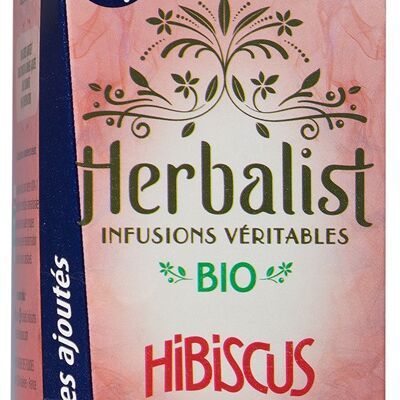 Iced Hibiscus flower herbal tea with Blackcurrant juice - 1L × 8