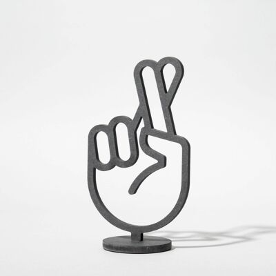 Dedos cruzados - Objeto de diseño - Pequeño - 22 cm
