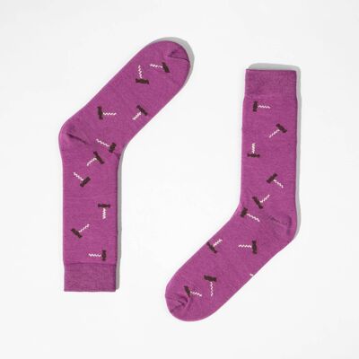 Chaussettes Sommelier - violet