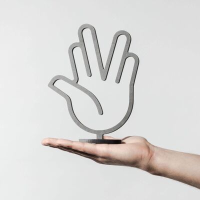 Vulcan Salute - Design Object - Small – 23 cm