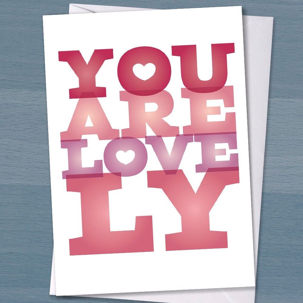 Sei adorabile: questo è il biglietto di compleanno, San Valentino o anniversario perfetto per fidanzata, moglie, marito o fidanzato o buon amico