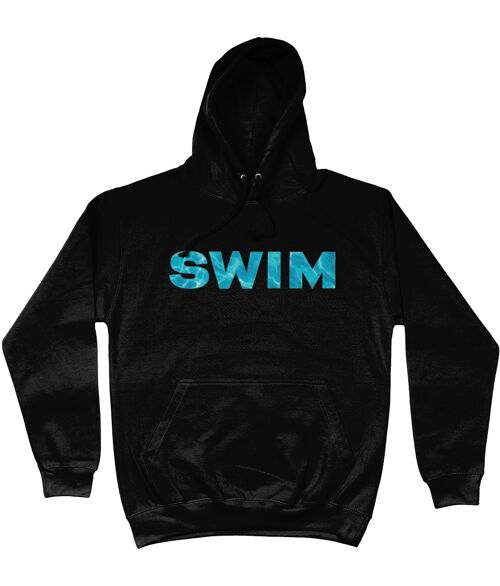 College Hoodie SWIM - Jet Black