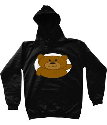 Sweat à capuche enfant BEAR - Deep Black