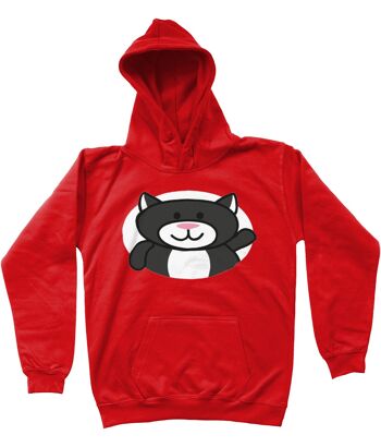 Sweat à capuche enfant CAT - Fire Red