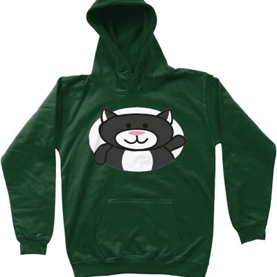 Kids Hoodie CAT - Forest
