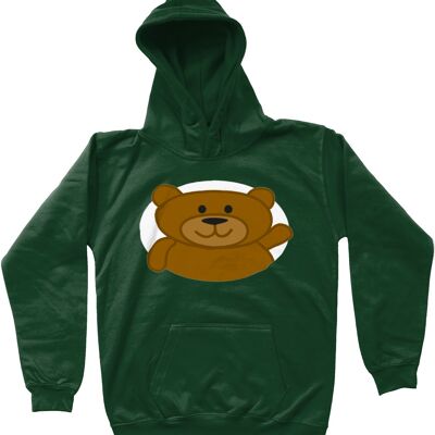 Kinder Hoodie BEAR - Wald