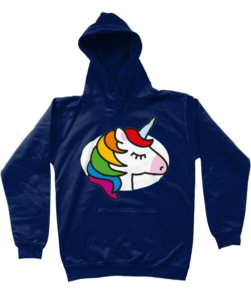 Kid's Hoodie UNICORN - Oxford Navy