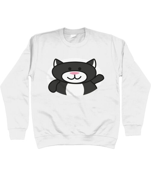 AWDis Kids Sweatshirt CAT - Arctic White