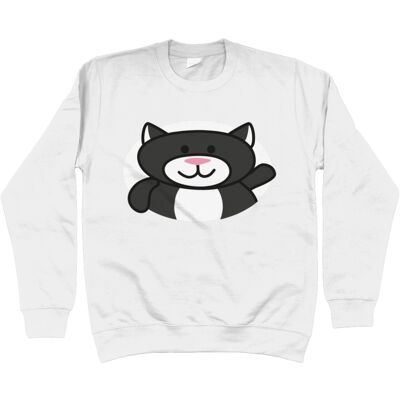 AWDis Kids Sweatshirt CAT - Arctic White