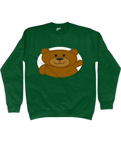 Kid's Sweatshirt BEAR - Bottle Green