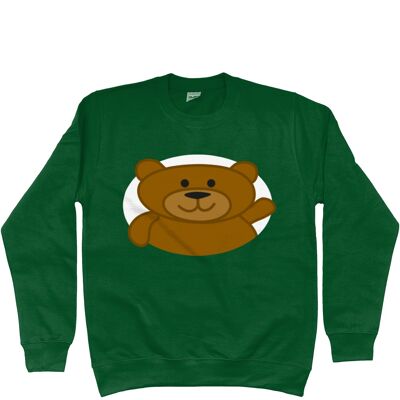 Kid's Sweatshirt BEAR - Bottle Green