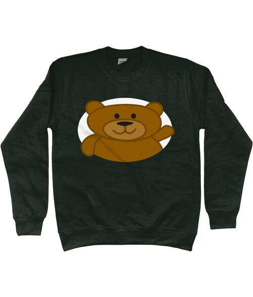 Kid's Sweatshirt BEAR - Charcoal