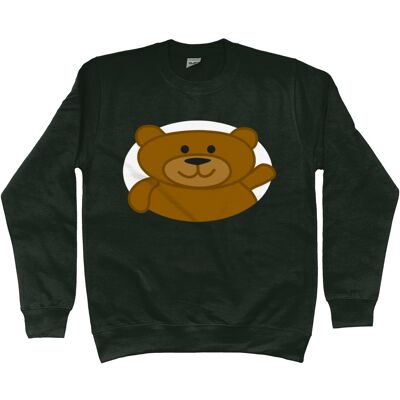 Kinder-Sweatshirt BEAR - Anthrazit