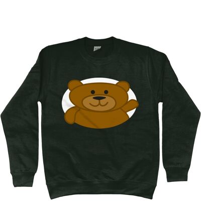 Kinder-Sweatshirt BEAR - Anthrazit