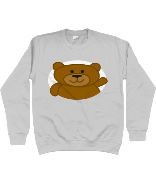 Kid's Sweatshirt BEAR - Heather Grey