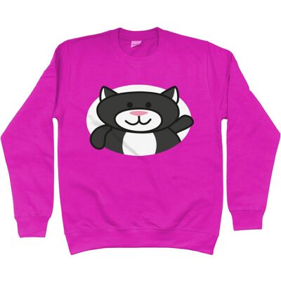 AWDis Kinder Sweatshirt CAT - Hot Pink