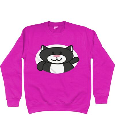 AWDis Kinder Sweatshirt CAT - Hot Pink