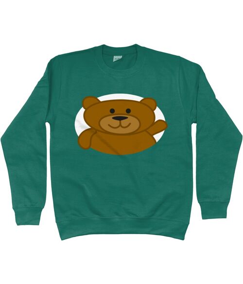 Kid's Sweatshirt BEAR - Jade