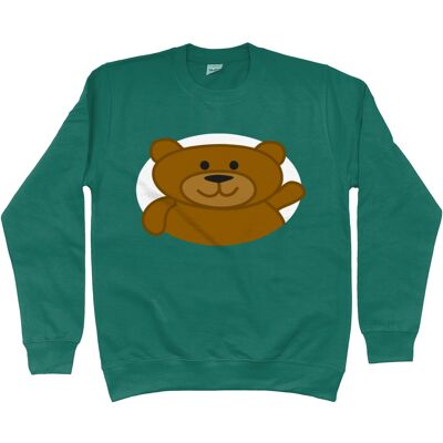 Kinder-Sweatshirt BEAR - Jade