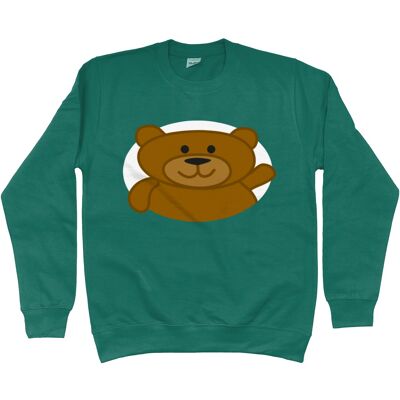 Kid's Sweatshirt BEAR - Jade