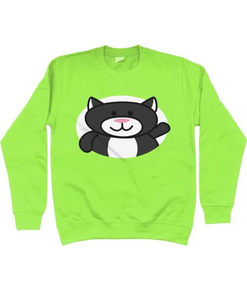 AWDis Kids Sweatshirt CAT - Lime Green