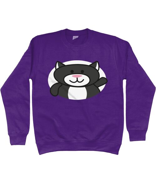 AWDis Kids Sweatshirt CAT - Purple