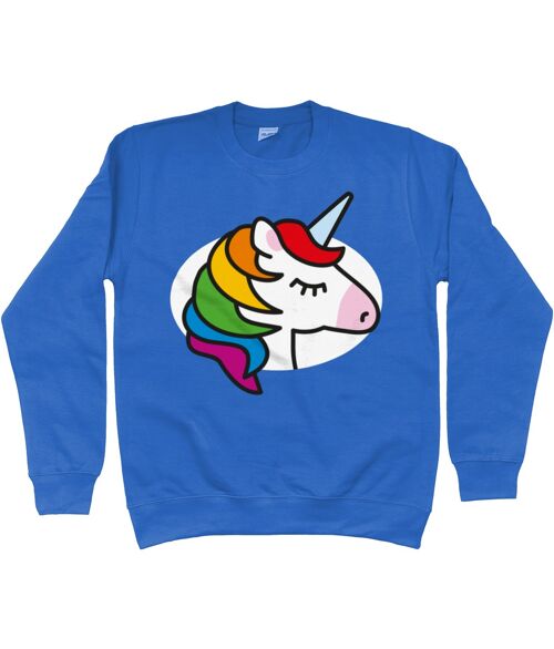 Kid's Sweatshirt UNICORN - Royal